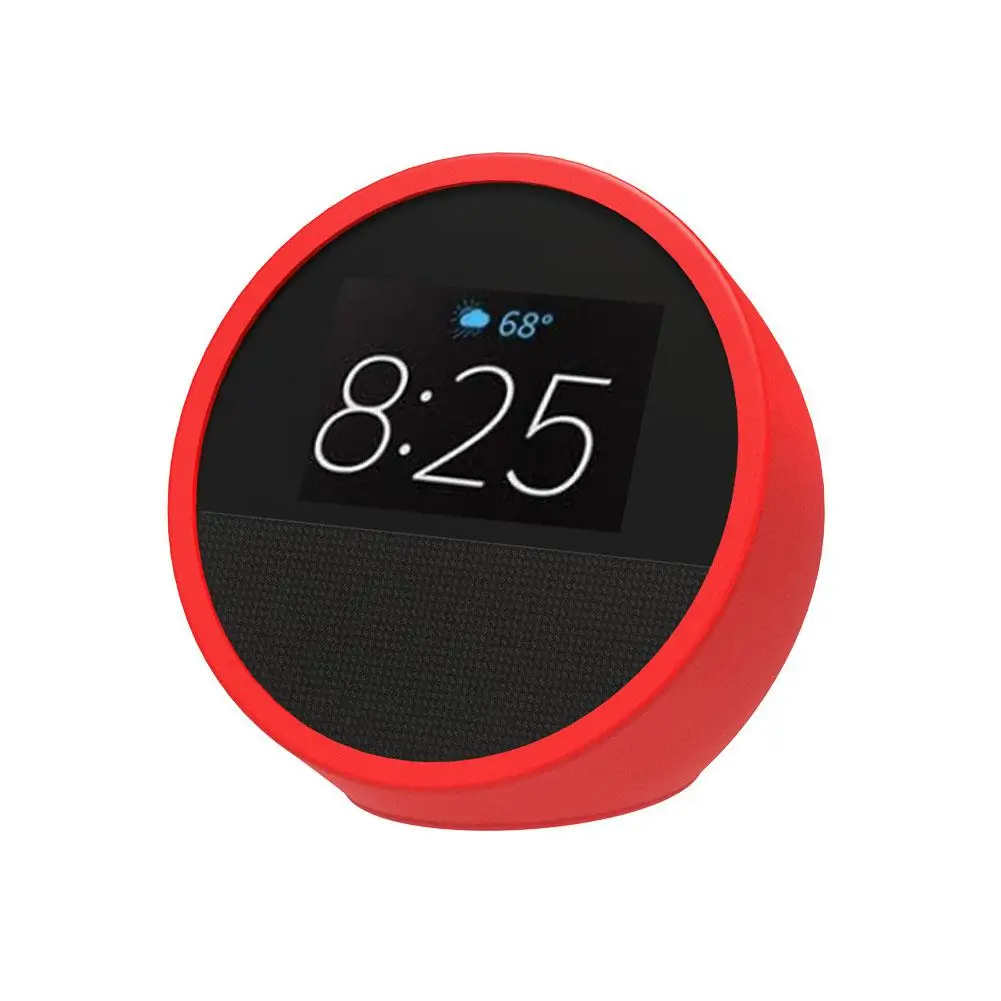 For Amazon Echo Spot​ 2024 Smart Speaker Silicone Protective Case Drop Protection Dustproof Cover