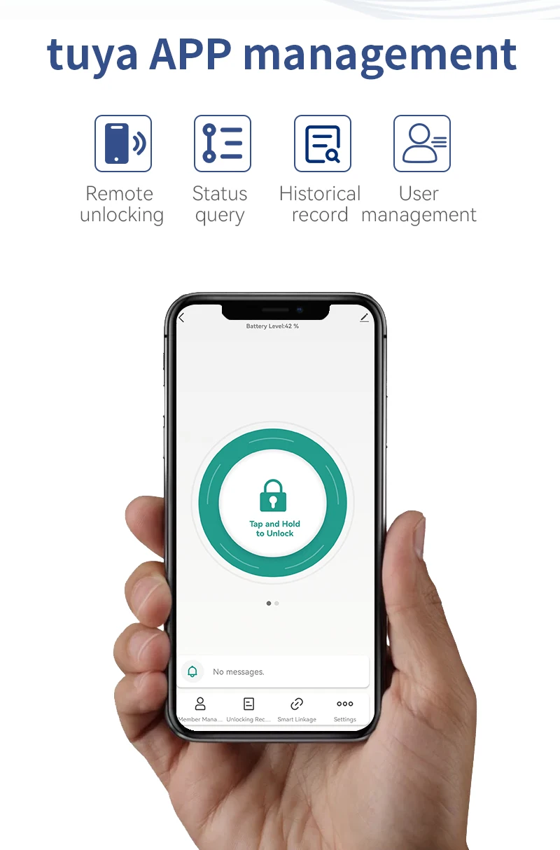 July005 Kasman SOURCE PRICE Doubwin S611 Aluminum Smart Door Lock Waterproof Fingerprint Tuya WIFI App Memory Card for Home Offi