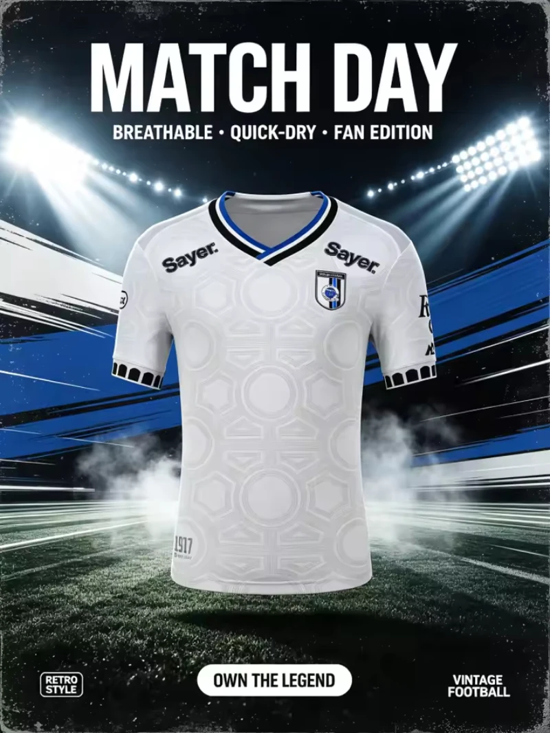 2026 Querétaro Gallos Blancos Soccer Jersey Pay Tribute 1917 Football T-Shirt Sports Los Albiazules Fan Uniform Family Kids Tees
