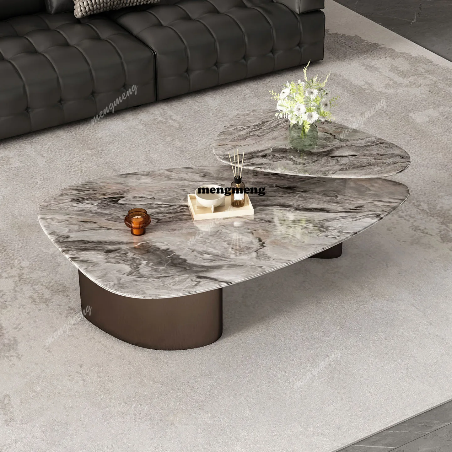 

Italian High-end Coffee Table Nordic Design Villa Center Luxury Coffee Table High-end Living Room Furniture Escritorios FYCT