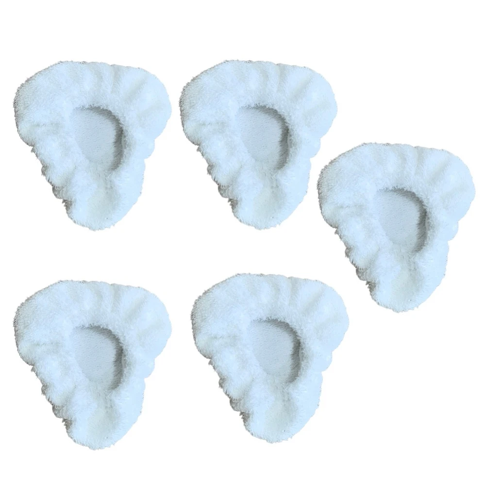 Small Triangle Bonnets–Reusable Microfiber Cleaning Pads For Dupray Steam Cleaner For MCCULLOCH,for Awasky Microfiber Bonnets