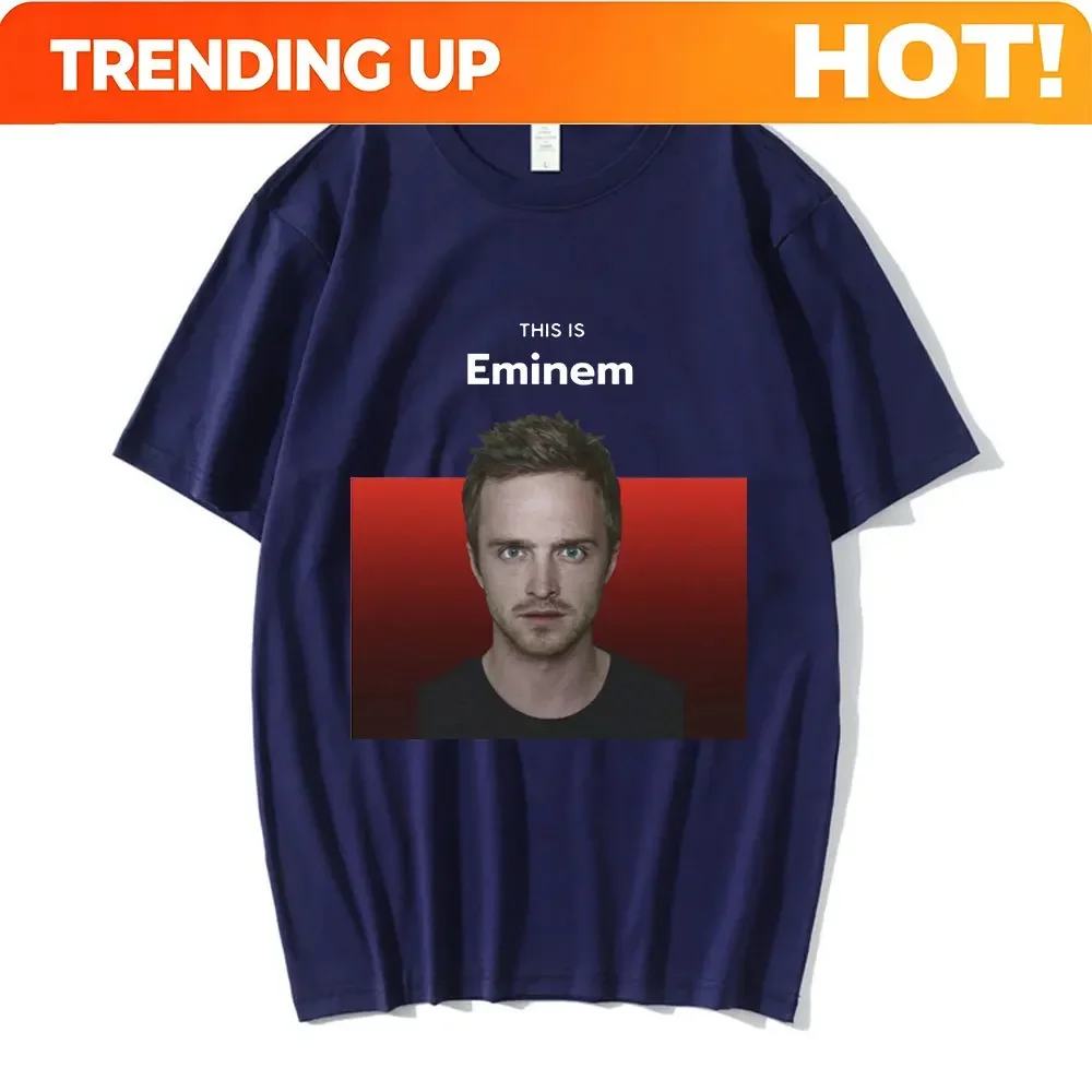 Customization Shirt Breaking Bad T-shirt Funny This Is Eminem Jesse Pinkman Meme Graphic T-shirts Men Women's Fashion Vintage Ca