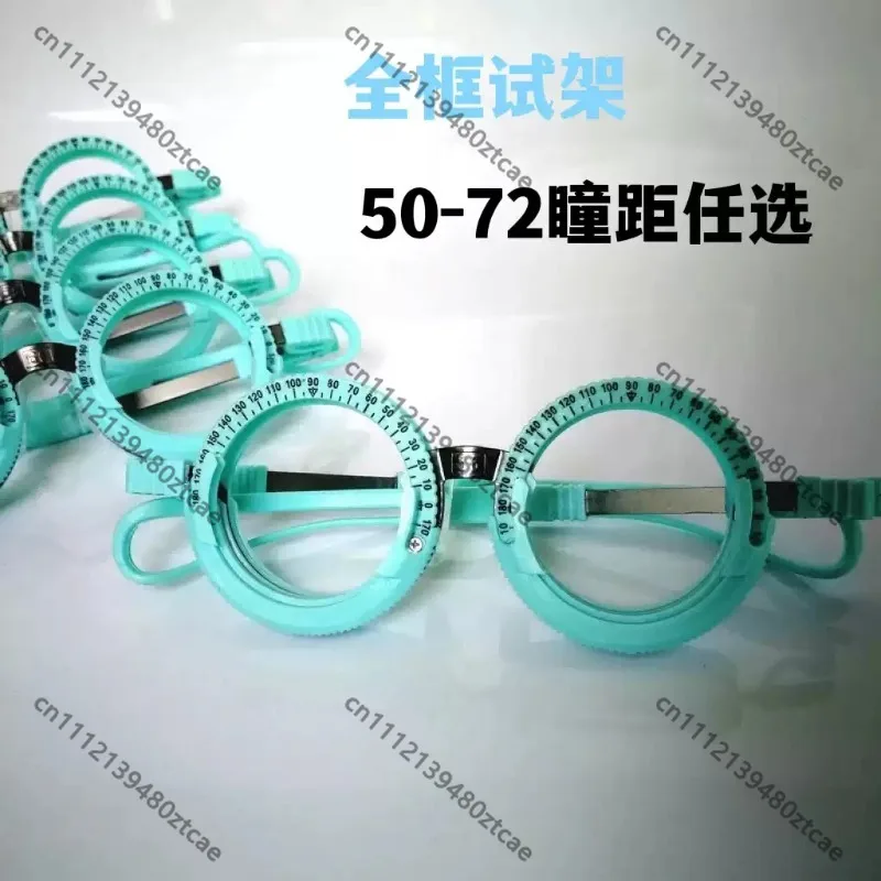 Lightweight Aluminum Magnesium Alloy Eyeglass Optometry Trial Frame Comfort Fit Refraction Test Frame For Optical Store