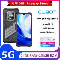 Cubot KingKong Star 2 Ultra-Slim 5G Rugged Smartphone 24GB RAM(12+12GB)+256GB ROM 4nm MTK D8200 6.72-inch 144Hz Large Display