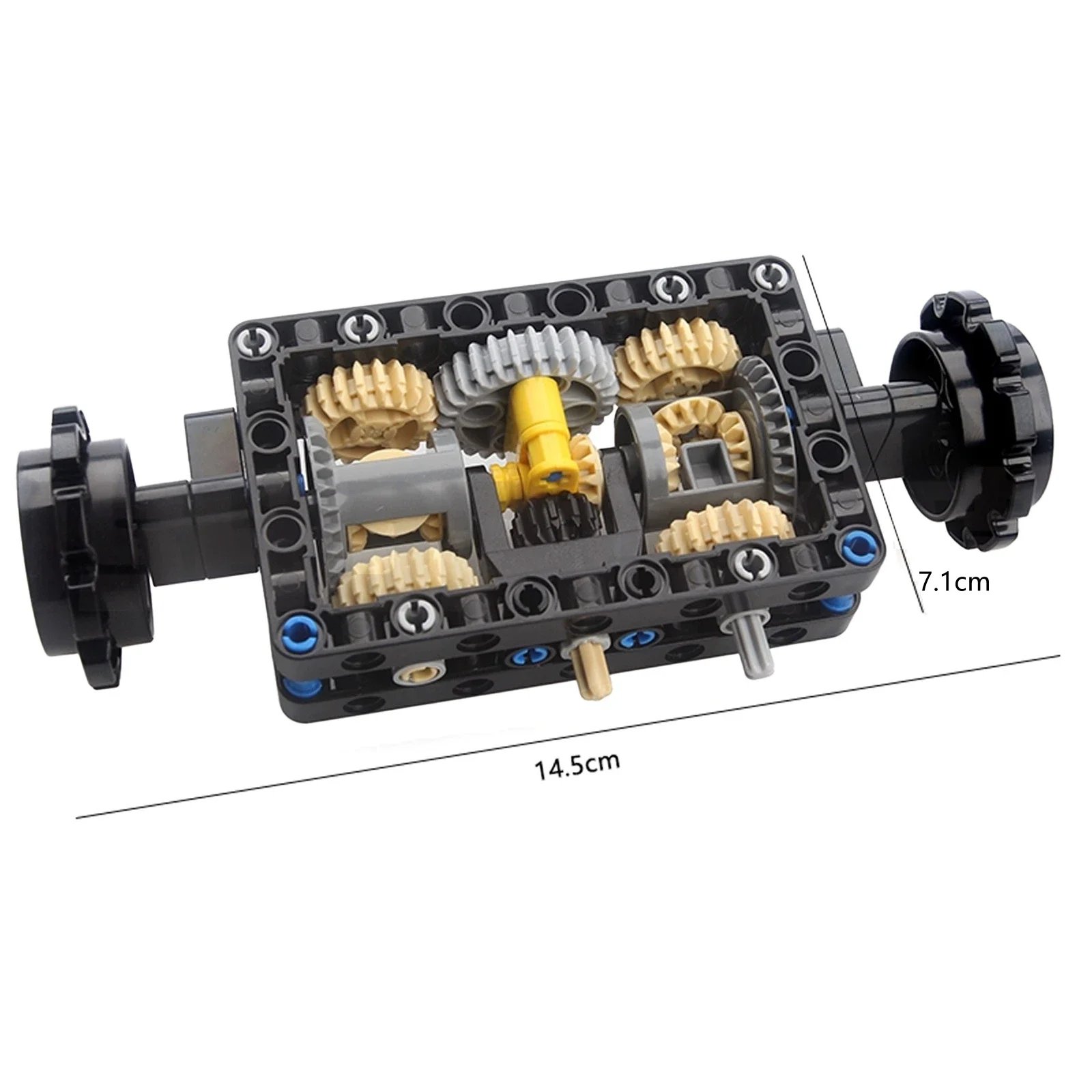 MOC-19788 Tank Remote Control Steering System Gear Differential  Building Block Puzzle Toy Educational Assembling Small Partical