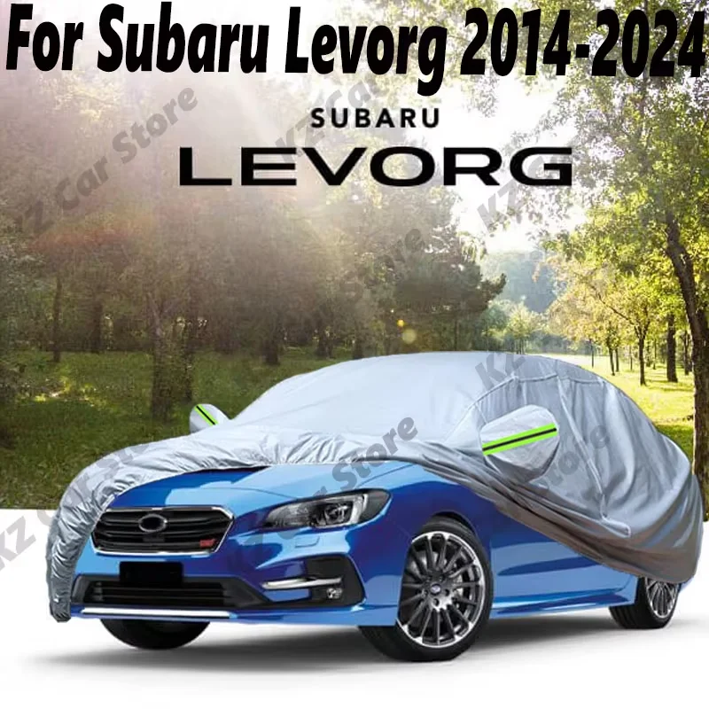 Waterproof Car Cover For Subaru Levorg 2014-2024 Auto Outdoor Anti-UV Sun Shade Snow Rain Scratch Protection Cover Windproof