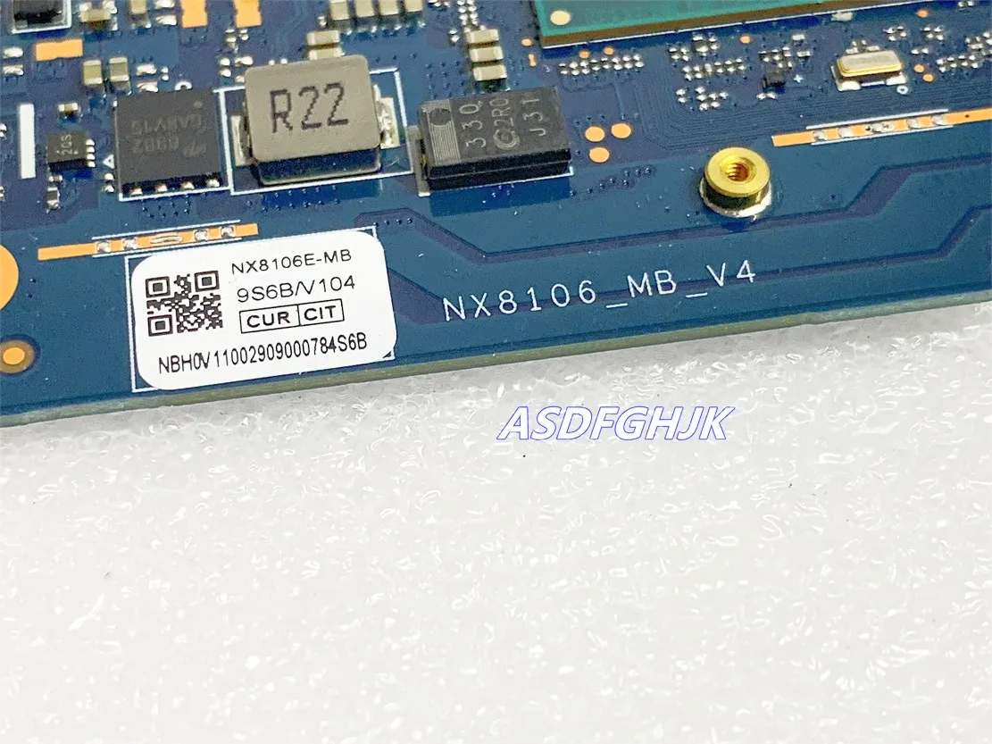 Imagem -04 - Placa-mãe Portátil para Acer Nx8106 _ mb _ v4 Cpu N5000 4g Ram Nbh0v11002 Teste ok Sp11133 Sp111-34 Sp111-34n