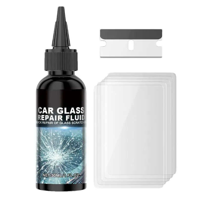 

Car Glass Repair Kit Chipped Windshield Repair Kit Car Window Glass Repair Fluid Automotive Windshield Glass Coating For SUV RV