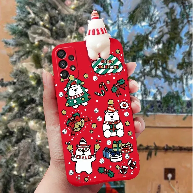 クリスマスサンタDIYケース Redmi Note 14 13 Pro Plus 11 10s 9s 11s 12s 10 9 12 Pro Xiaomi Redmi 14C 13X 13 12 13C 4G 12C カバー
