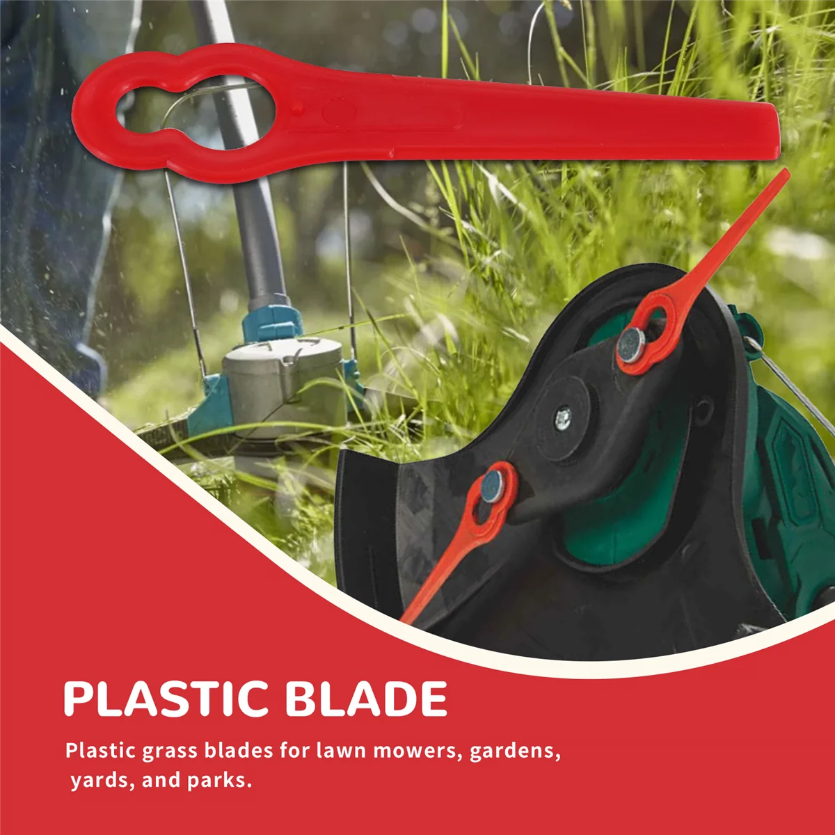 A44T80 قطعة 8.3 سنتيمتر البلاستيك العشب الانتهازي شفرة استبدال شفرات جزازة العشب شفرات لبوش Einhell جزازة العشب