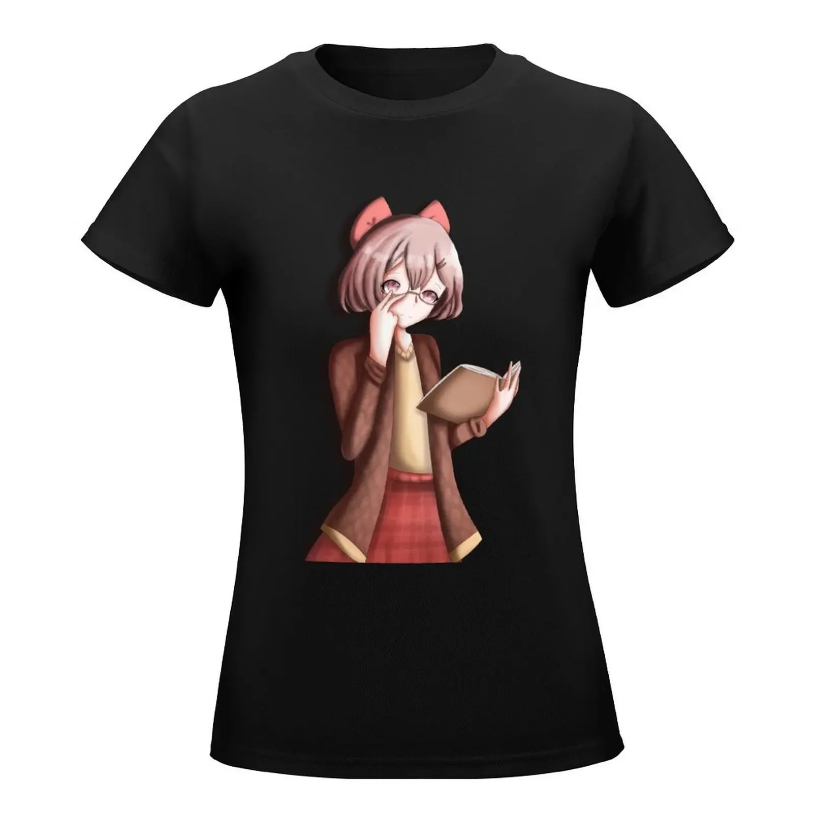 Scholarly Student T-Shirt summer tops Female clothing t shirts for Womens