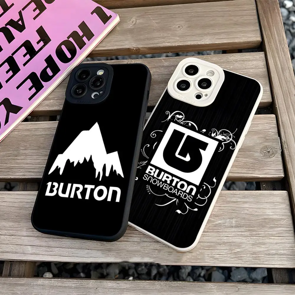 Funda de teléfono Burton de marca de esquí para IPhone 17 Air 16 E 15 14 Plus 13 12 11 Pro Max funda protectora en forma de ojo