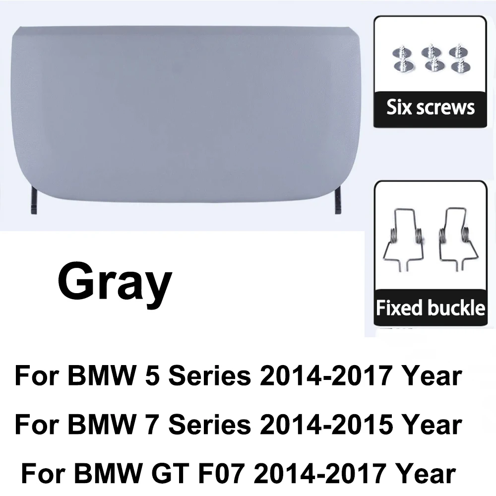 Autositz-Rückwandleiste, Leder-Rückenlehne, Aufbewahrungstasche, Abdeckung für BMW 5 7 GT-Serie F10 F11 F01 F02 F07 2009–2017 – Detail 7