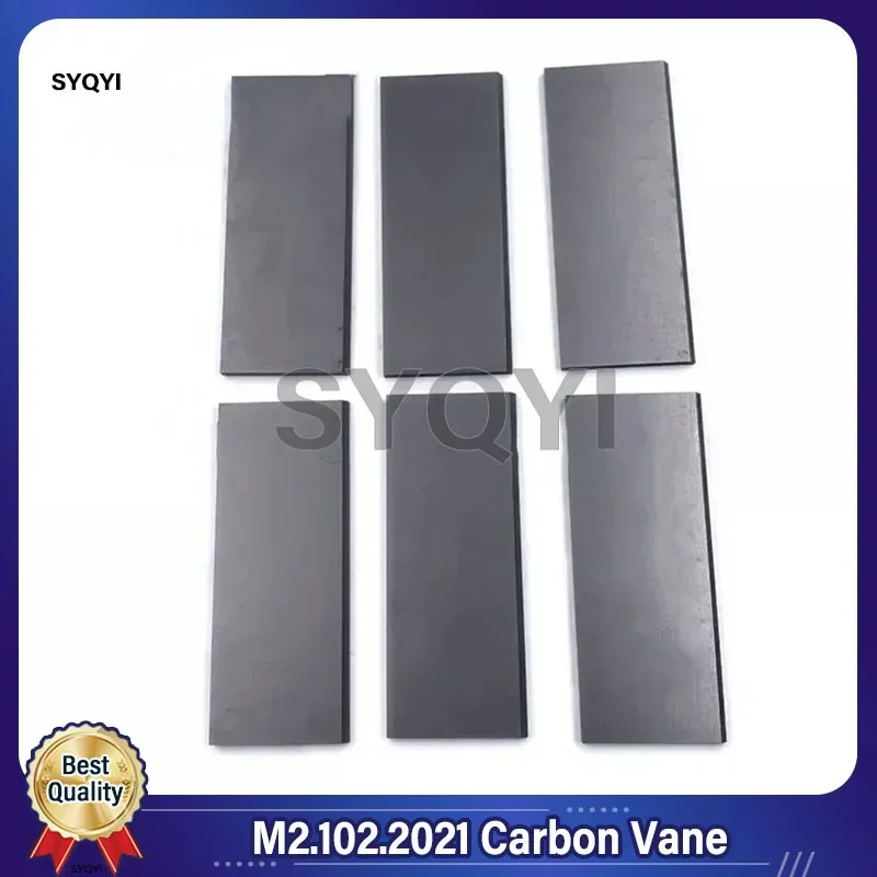 1Set=6PCS Best Quality  M2.102.2021 Carbon Vane 5*52*130mm For Heidelberg SM74 Compressor M2.102.1911 Printing Machinery Parts