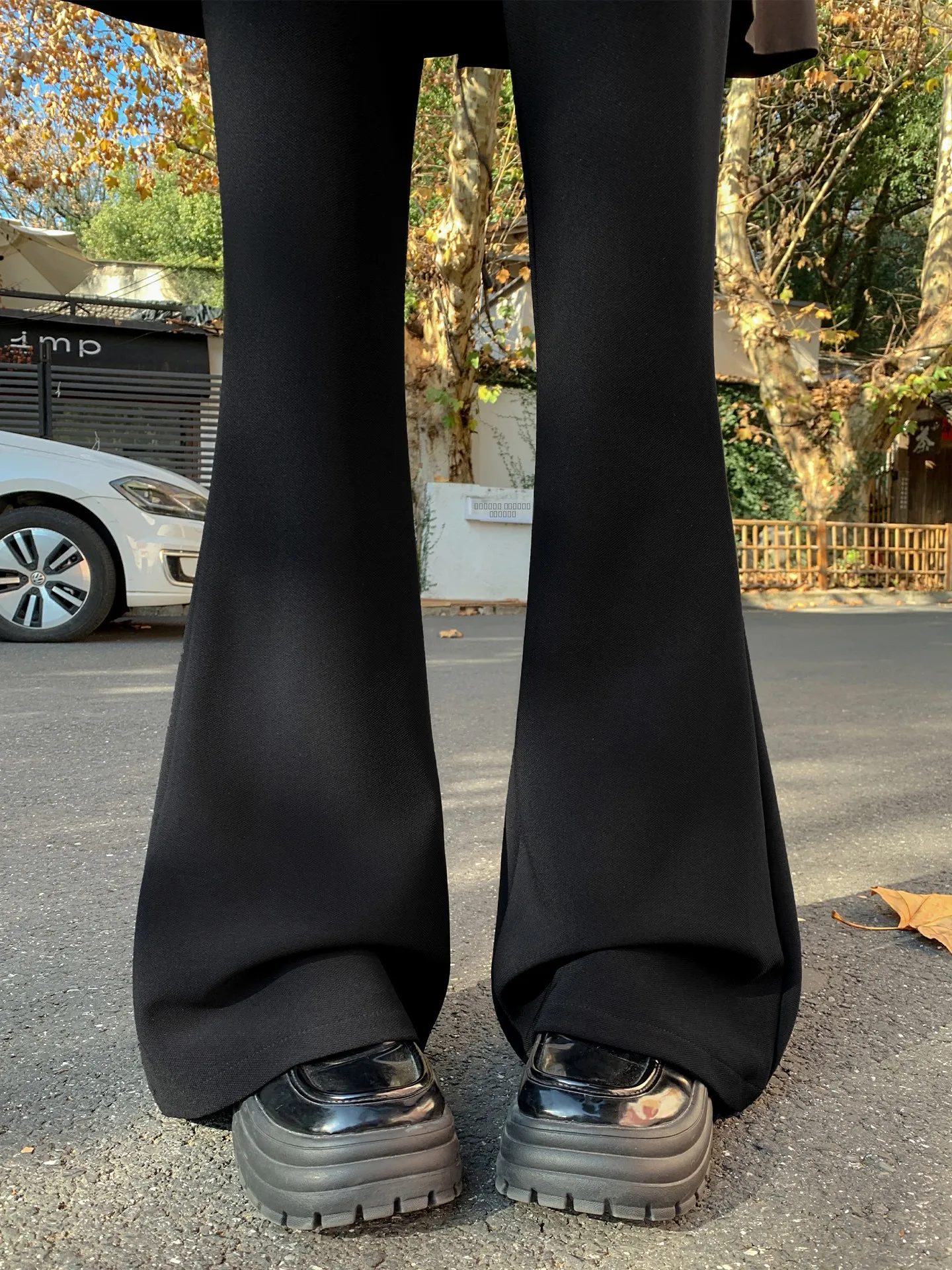 

Корейские брюки с высокой талией, утягивающие, весенняя новинка, повседневные брюки, микро-клеш, костюмные брюки, удобные, мягкие...