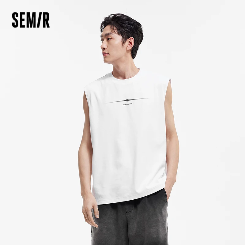 

Semir вязаный жилет для мужчин, впитывающий влагу и быстросохнущий спортивный топ без рукавов, новинка 2025, летний стиль