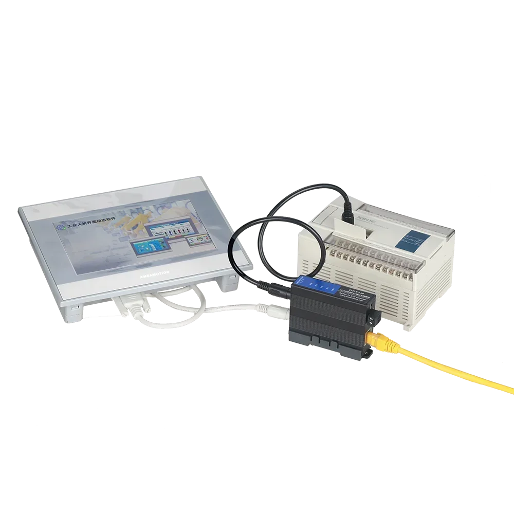 وحدة إيثرنت محول RS232 إلى ETH لنقل المنفذ التسلسلي XINJE XC/XD/XL PLC 6TCP 6UDP ETH-XJ-2P