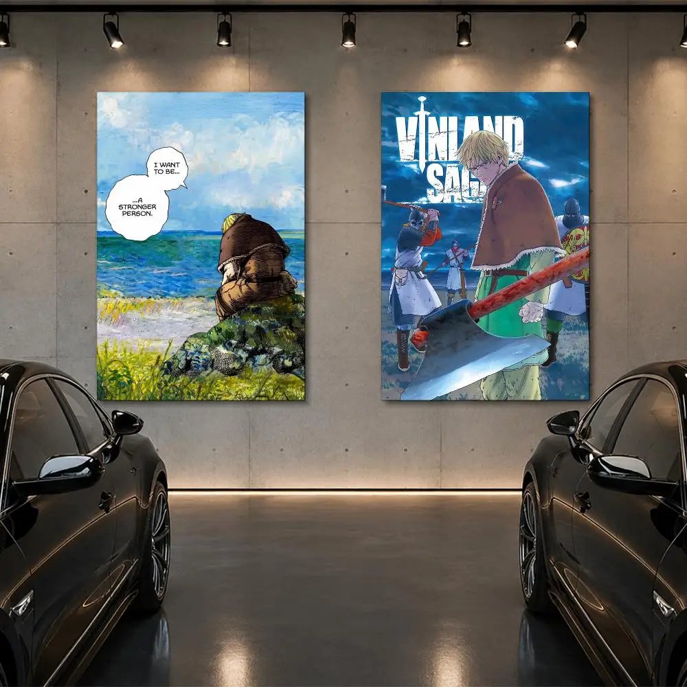Vinland Saga Anime Manga Poster Room Decor Home Wall Art Printing Waterproof Garage BedRoom Posters Gift