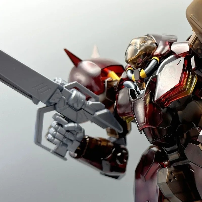 Bandai Originele HG Me02R-F01 MESSER TYPE-F01 [CLEAR COLOR] Gundam Anime Action Figure Robot Collectible Assembly Model Speelgoed Gift