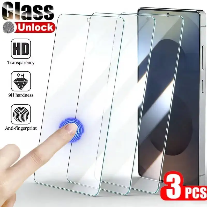 

3 шт. Защитное стекло 9H для Samsung Galaxy S25 S24 Ultra S23 Plus S22 S21 S20 - Защитное стекло для экрана