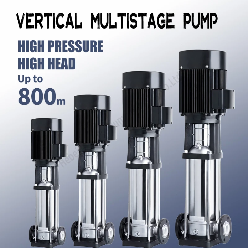 DEHUIKE High Quality Customizable Vertical Stainless Steel High Pressure Electric Multi-Stage Circulation Pump For Seawater