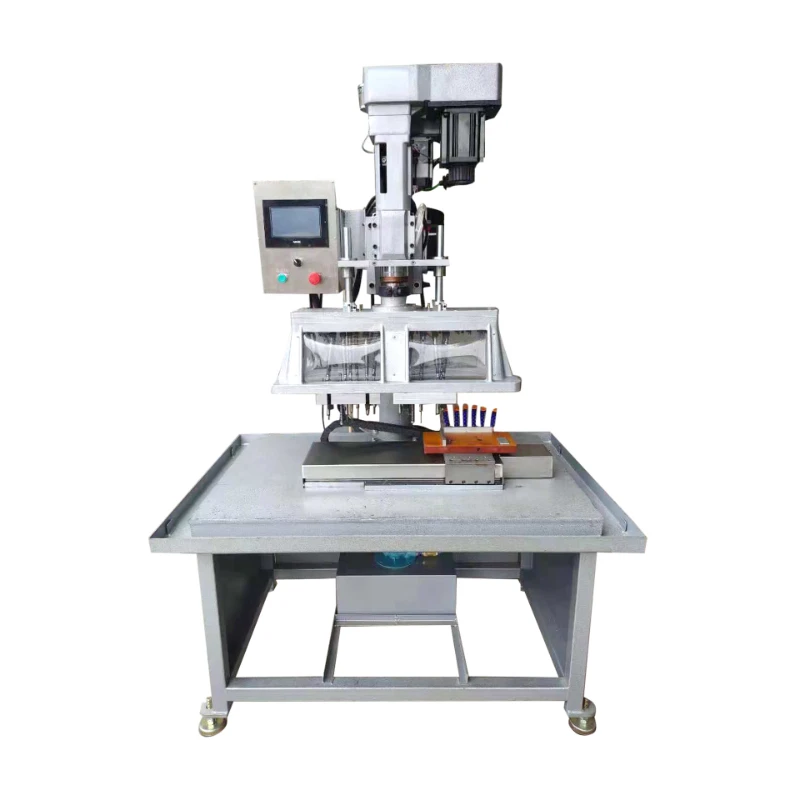 Double-Headed Threading Machine Automatic Multi-Head Pistol-Grip Drill Desktop Full-Automatic Tapping   