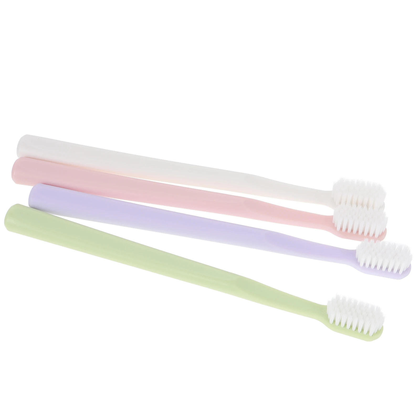

Portable Soft Bristle Toothbrush Set 2 Boxes Lightweight Travel with Cap Dentist Recommended Oral Care Tools