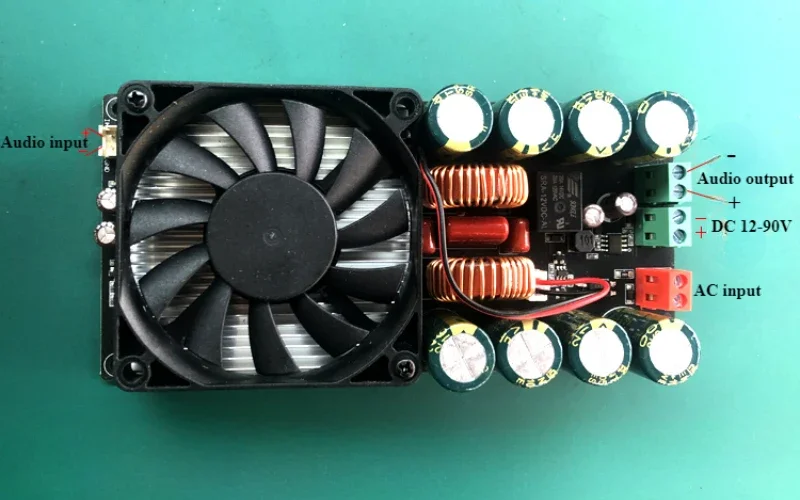 SOTAMIA 1000W Amplificador de potência Placa de áudio Mono Classe D Amplificador de som Alto-falante Amplificador digital HIFI com proteção de relé