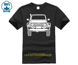 Land Cruiser 70 Series J70 4WD Logo Classic Black T Shirt Newest Summer Popular Tees Shirt Tops Novel Unisex