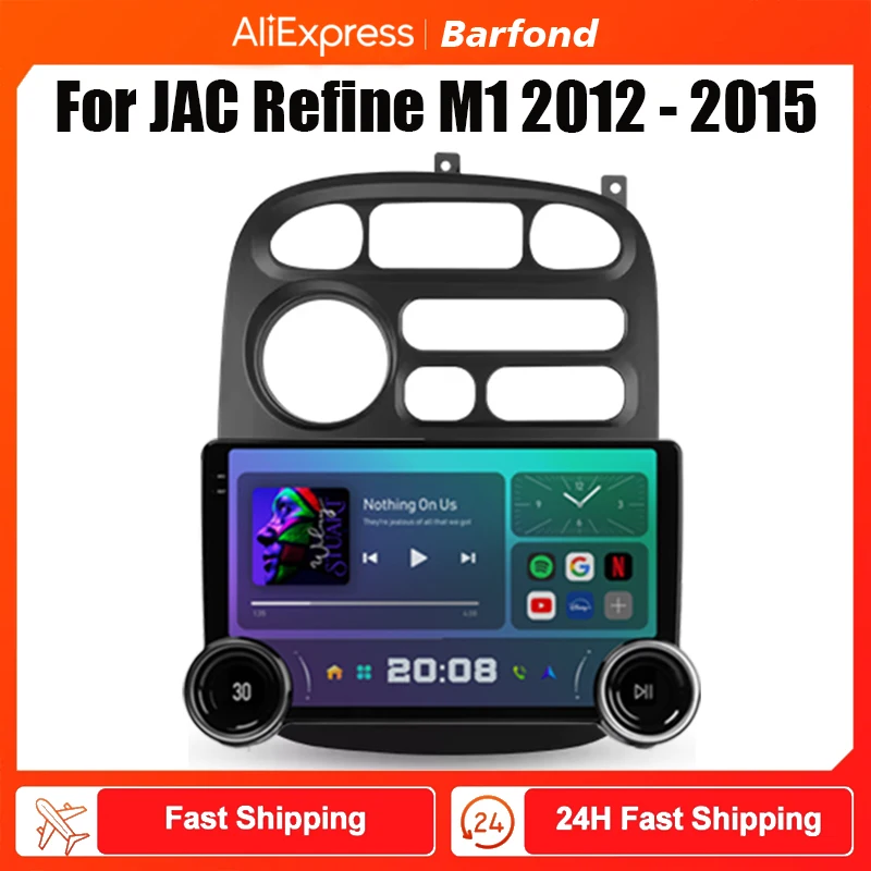 Barfond For JAC Refine M1 2012 - 2015  Car Radio Multimedia Video Player Navigation stereo GPS Android 2din dvd