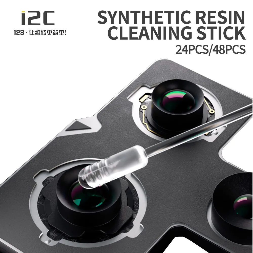 I2C Synthetic Resin Cleaning Stick for Mobile Phone Repair Camera Lens Cleaning Dust Removal and Fingerprint Removal Tool