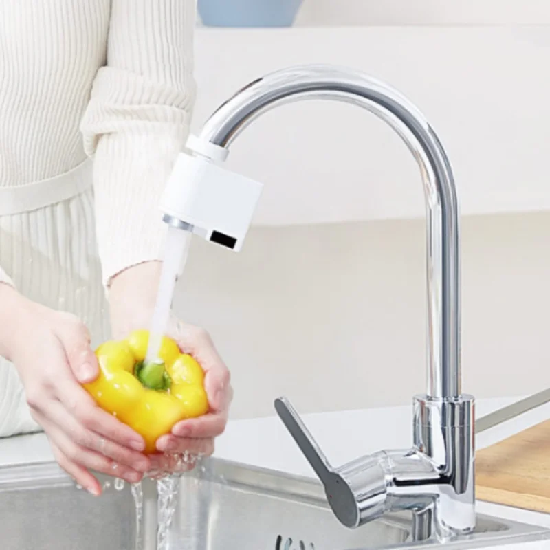 

XiaoDa Infrared Automatic Water-saving Faucet Intelligent Induction Faucet Automatic Sensing Home Kitchen Rechargeable