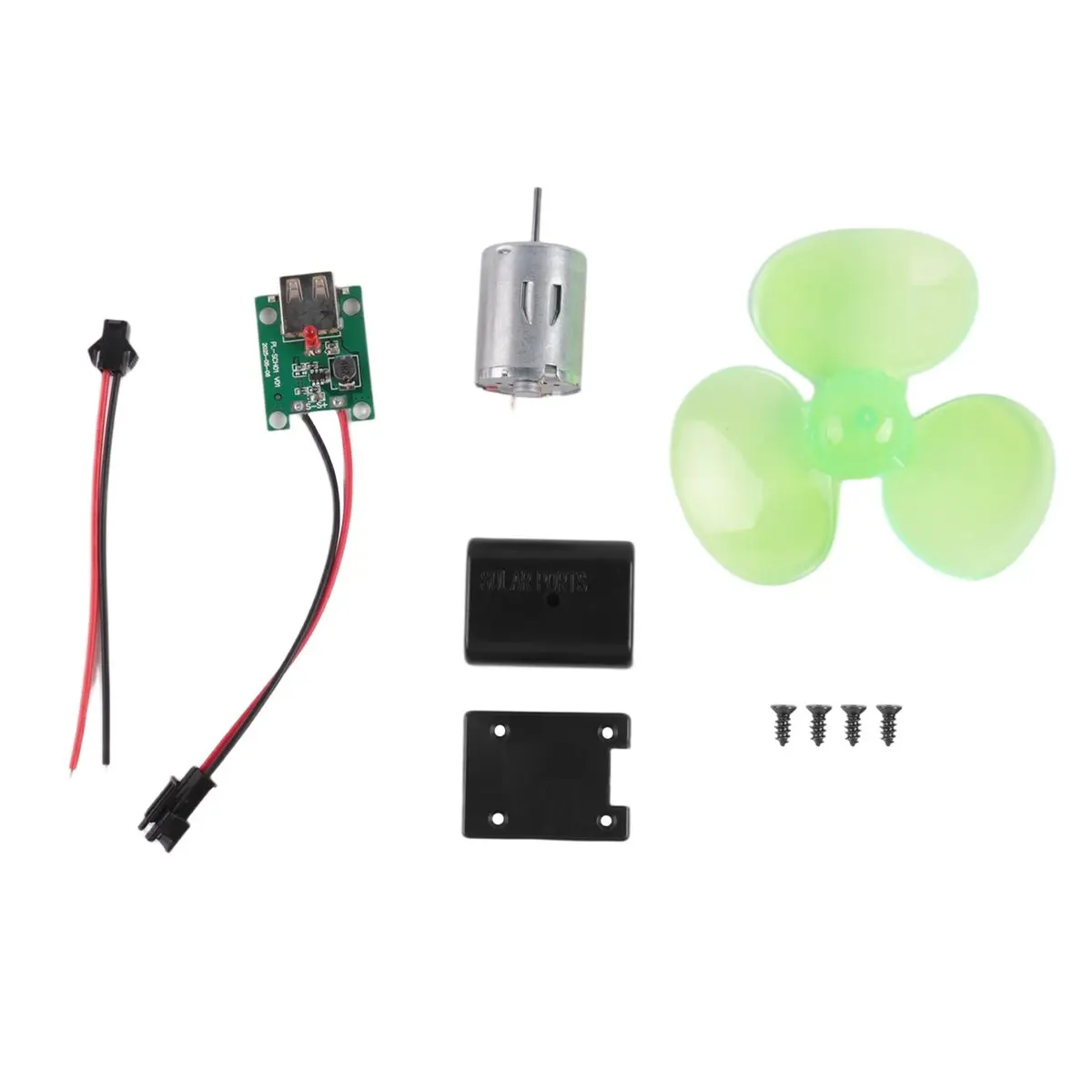 【CYBER MONDAY】Portable Wind Power Generator Set Turbine Motor Alternator Self-Generation Emergency Phone Charger Physics Experim