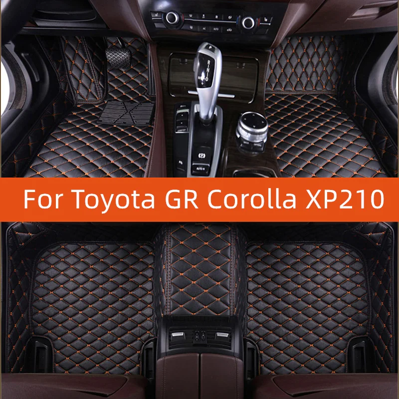 

Custom Leather Car Floor Mat For Toyota GR Corolla XP210 2022 2023 2024 2025 2026 2027 Car Mat Interior Accessories