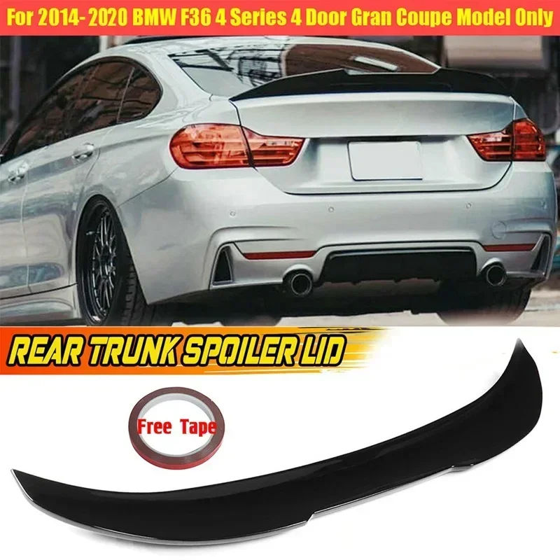 

New PSM Style Car Rear Trunk Boot Lip Spoiler Wing Extension Lid For BMW 4 Series F36 GRAND COUPE 420i 425i 428i 2014-2020