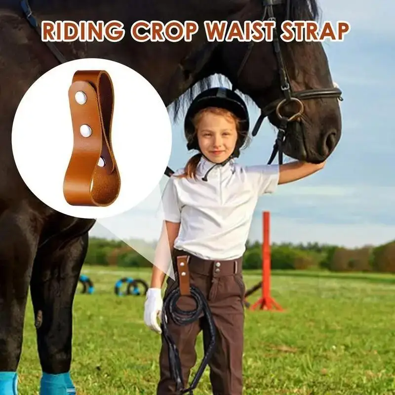 New Horse Whips Holder Whips Case Loss Prevention Whips Waist Belt Bullwhip Whips Loop For Riding Whips Party Costumes Traveling