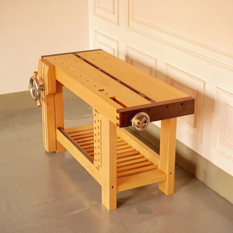 Woodworking table Workbench Handmade model table Home writing desk