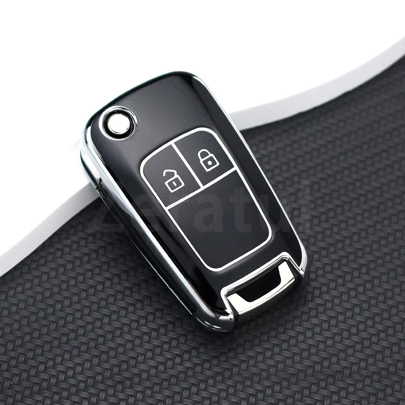 

Shell Fob for Chevrolet Cruze Aveo Trax Sail Malibu Captiva Opel Vauxhall Astra J Corsa Insignia Mokka TPU Car Key Case Cover