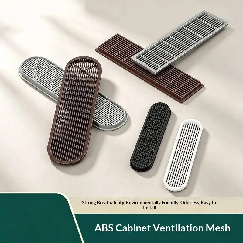 Cabinet Wardrobe Air Vent Grille Ventilation-Cover Plastic Rectangular Exhaust Mesh Furniture Hardware Home Decor Accessories