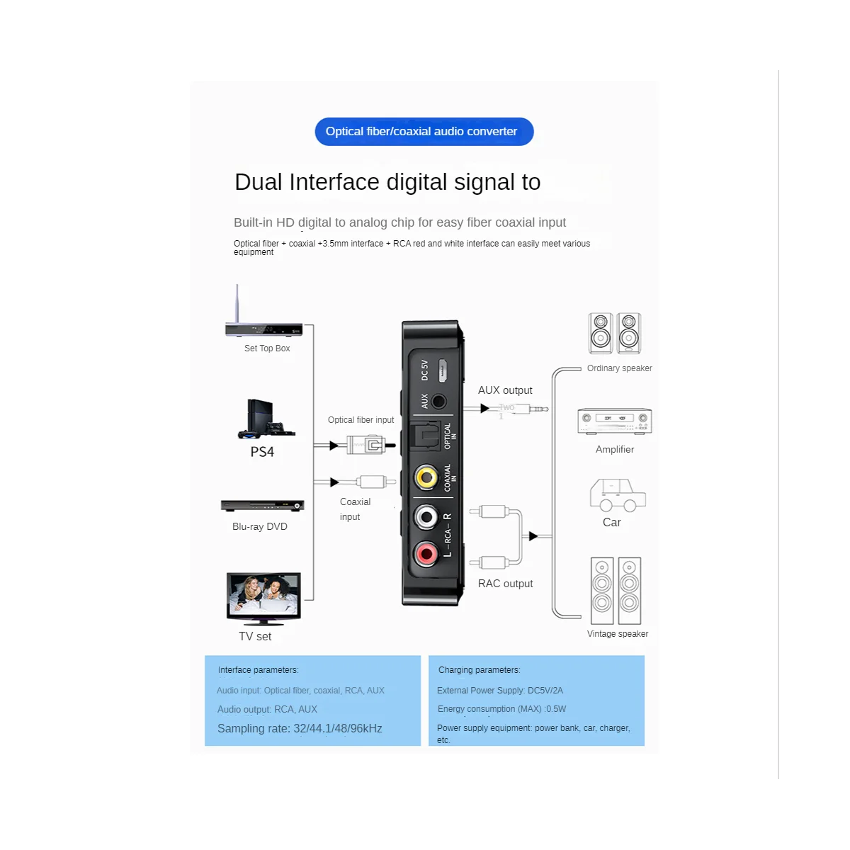 Nfc-デジタルディスプレイ,オーディオ送信機,受信機,fm,3 in 1,デスクトップ