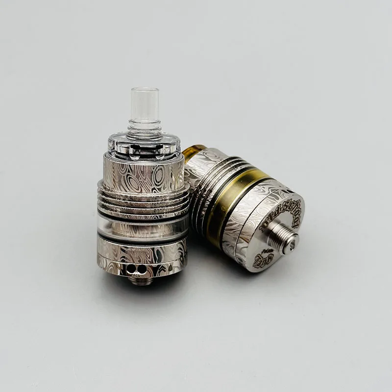 DSX Monarchy OST المدرسة القديمة F-Dama MTL RTA Is Atomizer 316SS 22mm أعلى ملء ملف واحد مع 4 قطع دبابيس الهواء 1.0، 1.2، 1.5، 1.8 مم