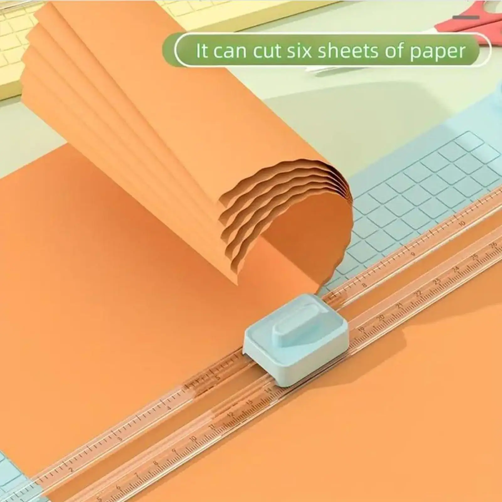 Photo Cutter Slider Precision Bidirectional Paper Trimmer Ergonomic Portable Slicer Photo Cutting Tool For Offices Classrooms