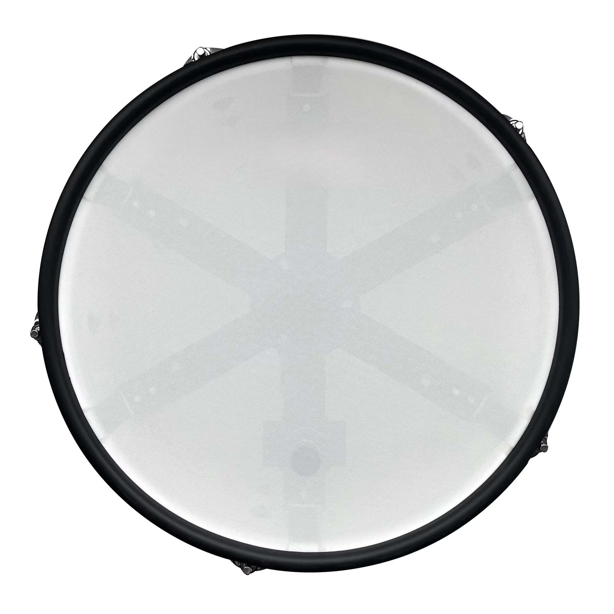 14-Inch black flash color small drum pad, no metal bracket compatible with dual-zone mesh head