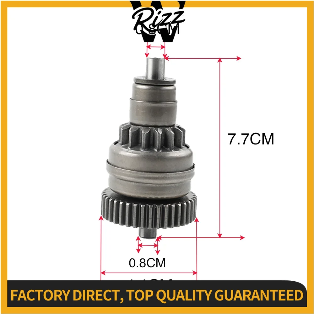 For Piaggio Vespa ET4 125 X Evo X7 X8 Premium X9 Evolution Motorcycle Starter Motor Clutch Gear Drive 14T 40 Teeth Moto Parts