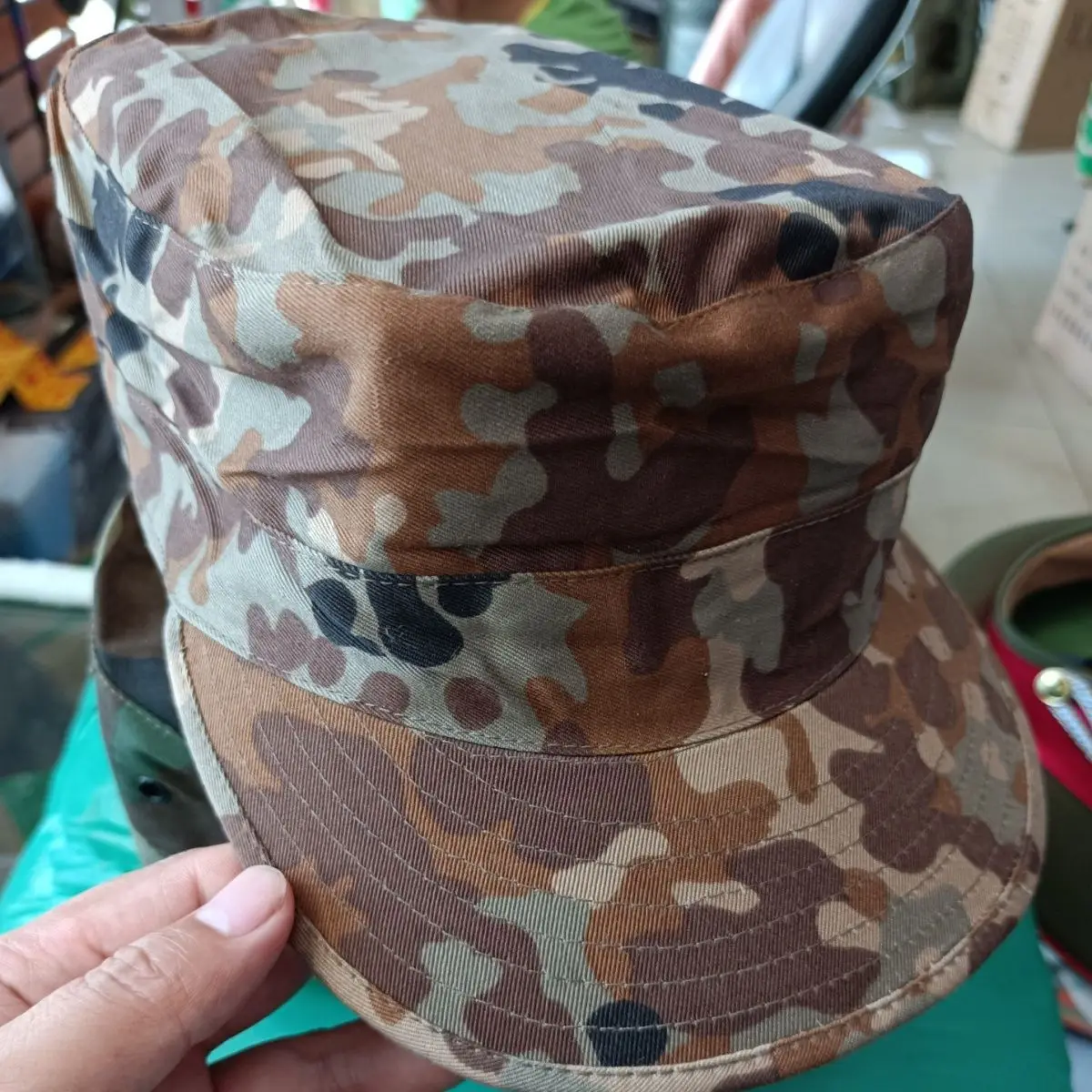 Boné camuflado para treinamento ao ar livre, tropas ucranianas