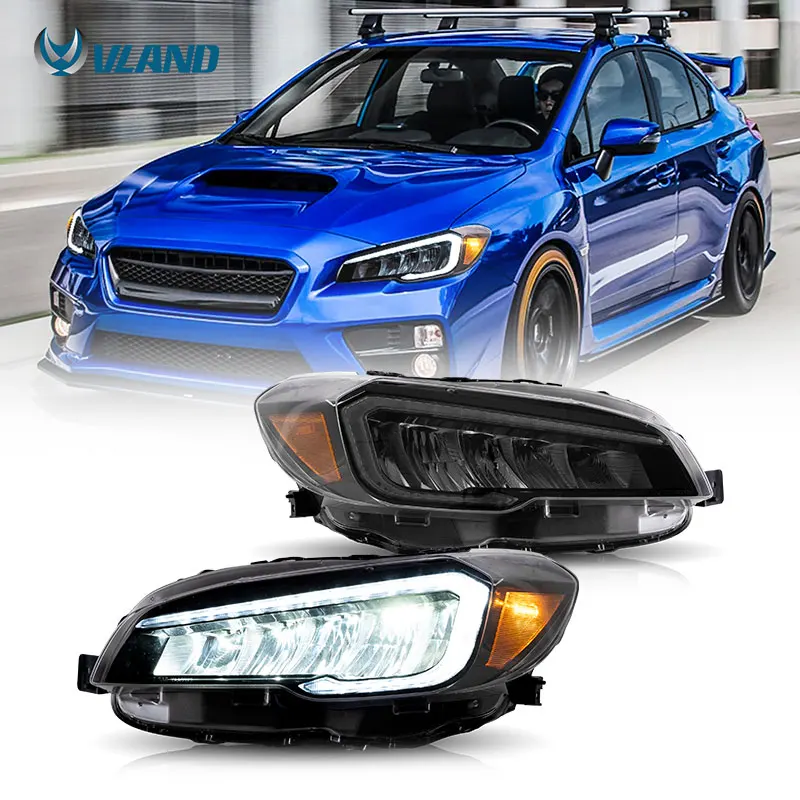 VLAND Factory LED Headlights 2015-2021 Others Car Light Accessories Auto Lighting Systems Parts Sequential for Subaru WRX STI