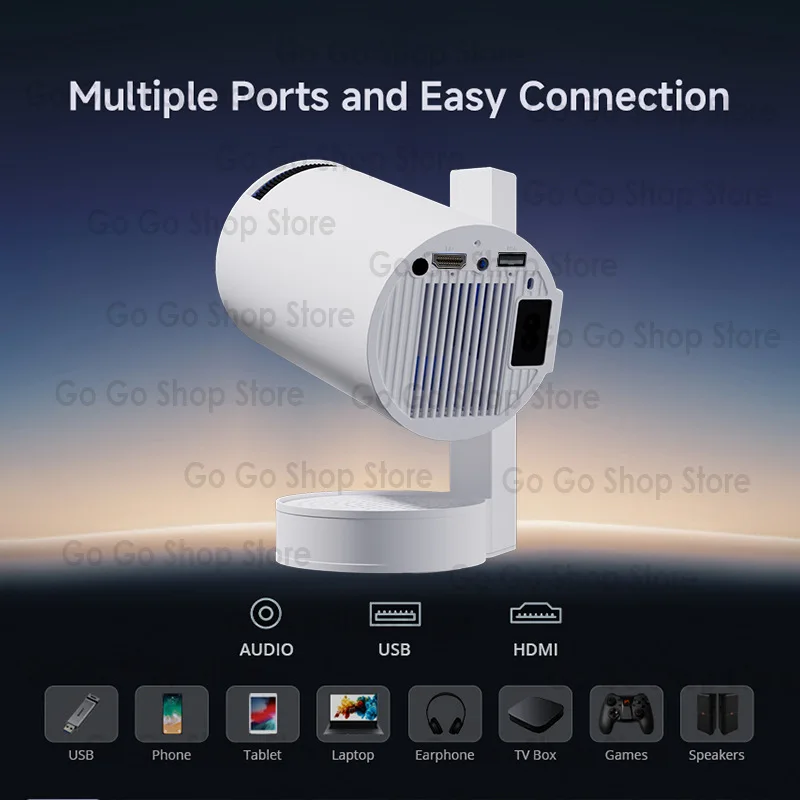 High definition smart home wall projection Android projector