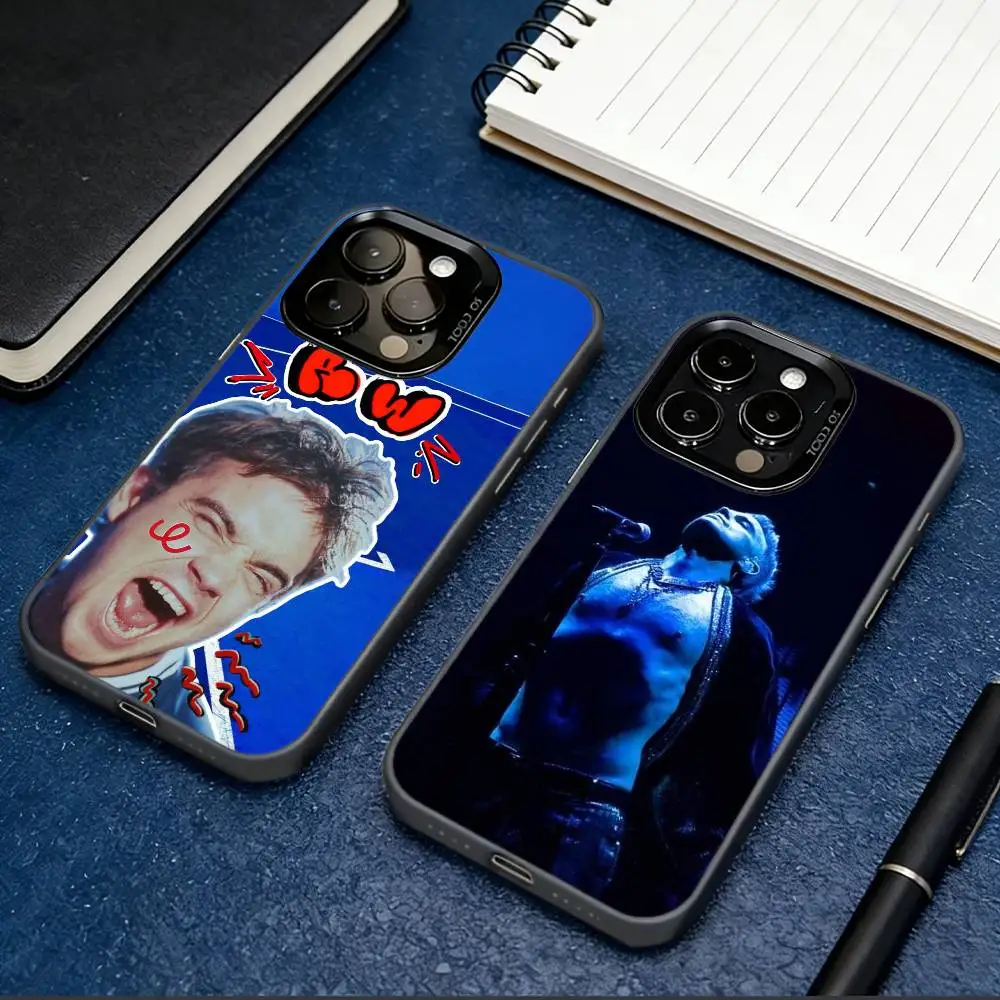 

R-Robbie W-Williams Singer Phone Case For iPhone 17,16,15,14,13,12,11 Plus,Pro Max,XS,Colorful Silver Phone case Funda Cover