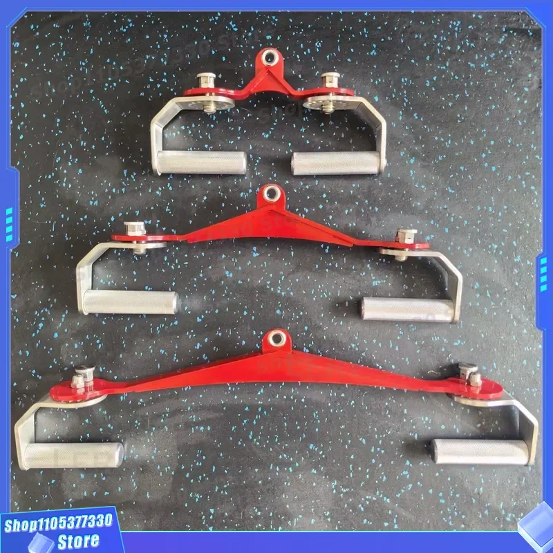 Adjustable Steel Magnetic Grip for Cable Machine Fitness Strength Training Puller Rowing Handle Tie Rod Accessories New