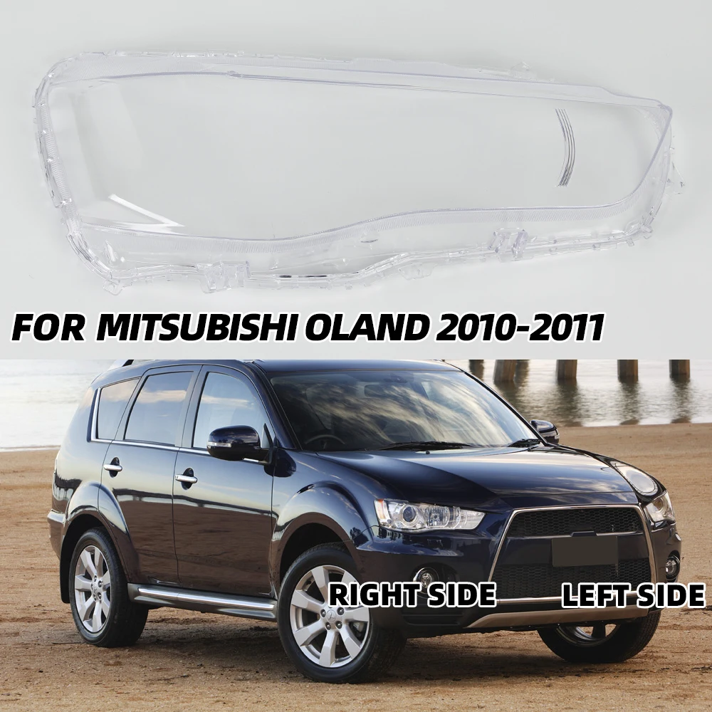 

Car For Mitsubishi Outlander EX 2010 2011 Headlight Cover Transparent Lampshade Lamp Shade Plexiglass Replace Original Lens